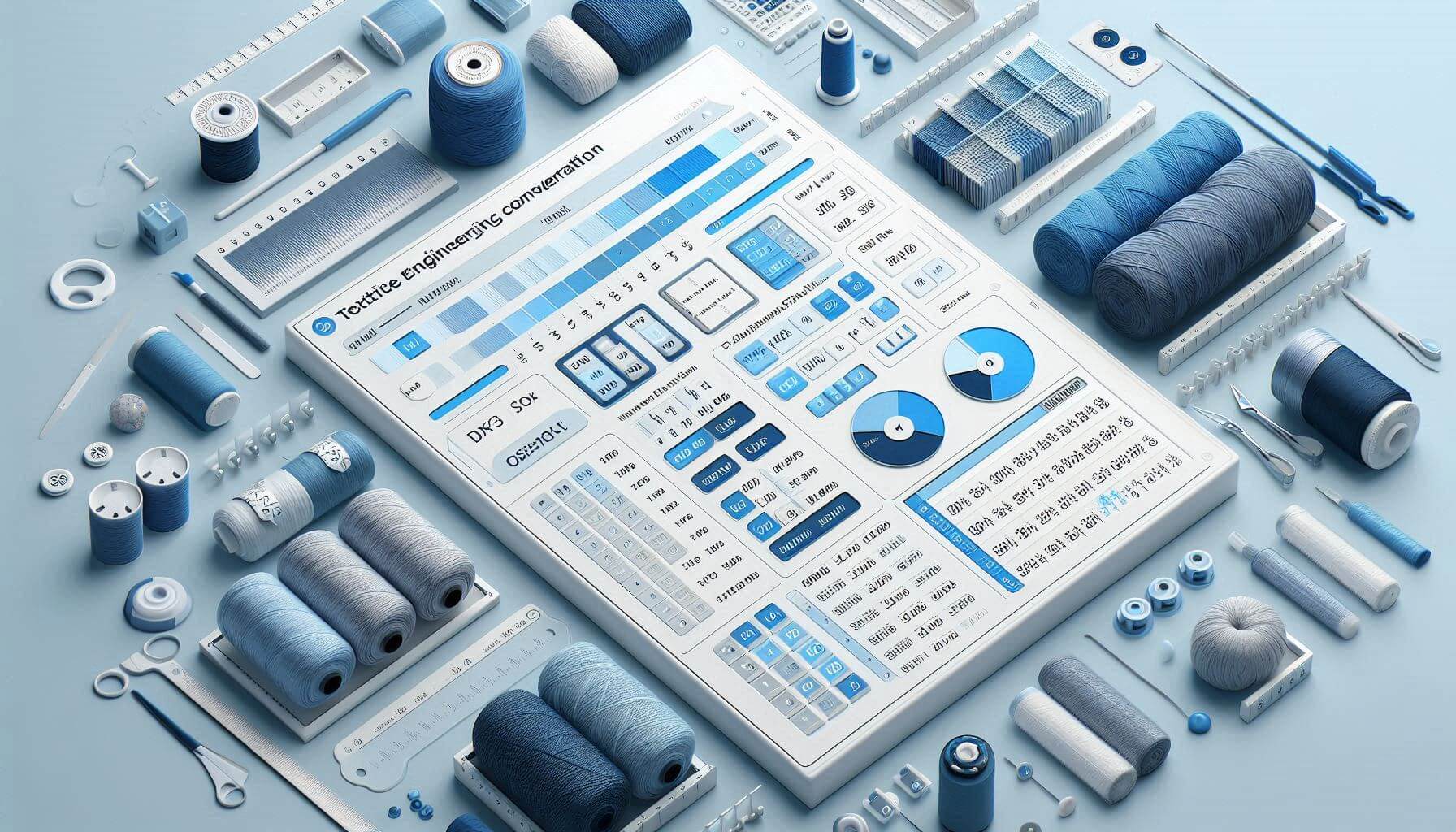 Yarn Count Conversion tool in TexCalc showing conversion between Ne, Nm, Tex, and Denier systems